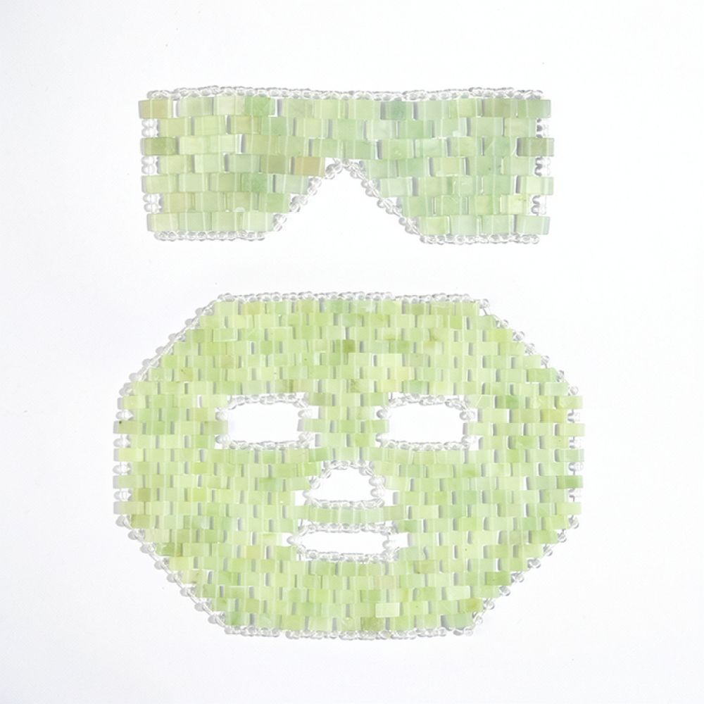 Natural Stone Xiu Jade Eye Mas - Luxury Skincare Tools 评论和价格